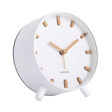 Karlsson Grace Alarm Clock White-lifestyle-The Vault
