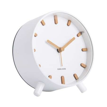 Karlsson Grace Alarm Clock White
