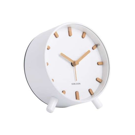 Karlsson Grace Alarm Clock White