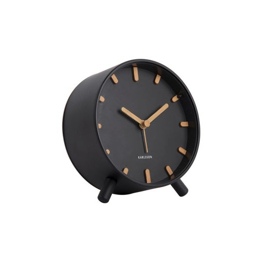 Karlsson Grace Alarm Clock Black