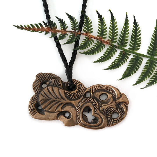 Bronze Pendant Tiki