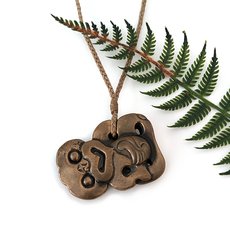 Bronze Pendant Tiki-jewellery-The Vault