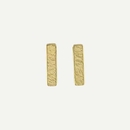 Bar Studs Gold Plate