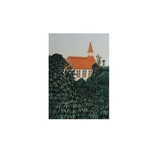 Oban Presbyterian Church Artprint A5-artists-and-brands-The Vault