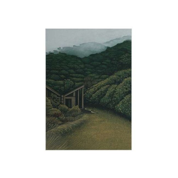 Shelter Kapiti Island Artprint A4