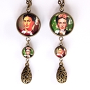 Frida Kahlo Double Sided Drop Pendant