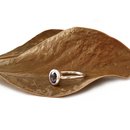 Amethyst Oval Ring Silver