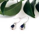 Lapiz Drop Earrings Silver