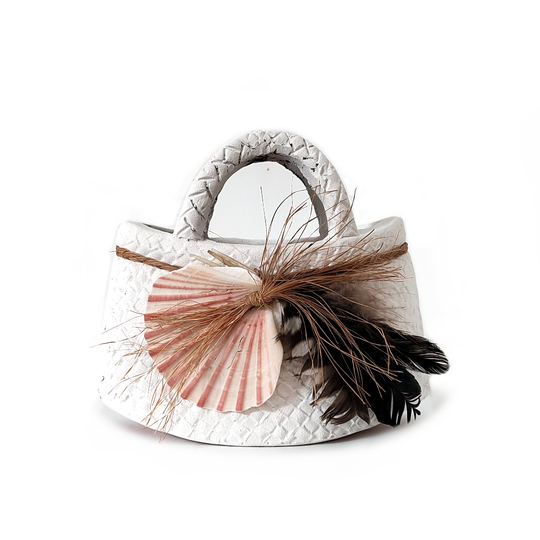 Large Freestanding Kete White