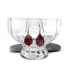 Leaf Drop Earrings Wysteria-jewellery-The Vault