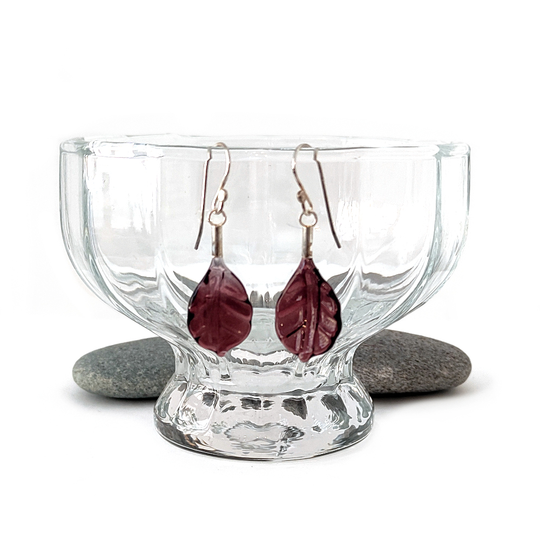 Leaf Drop Earrings Wysteria
