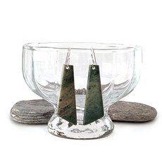 Pounamu Earrings-jewellery-The Vault