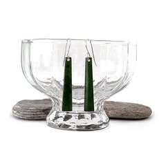 Pounamu Earrings-jewellery-The Vault