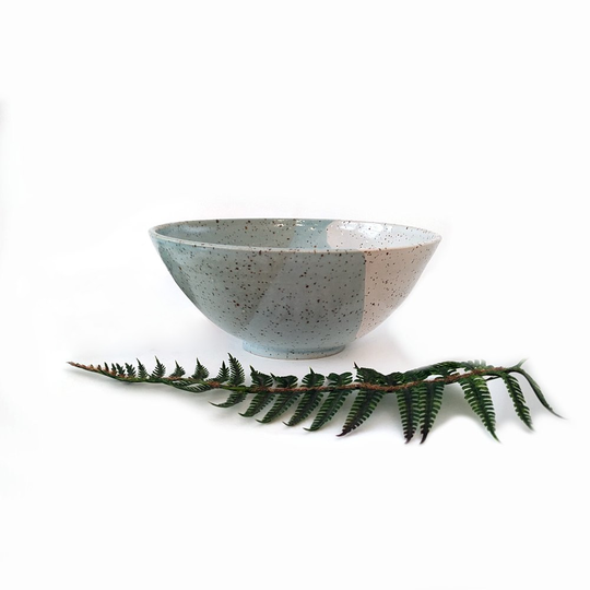 Blue and White Speckled Small Bowl