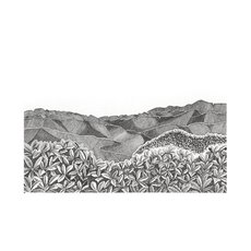 Kapakapanui Skyline Tararua Ranges A3 Print-artists-and-brands-The Vault