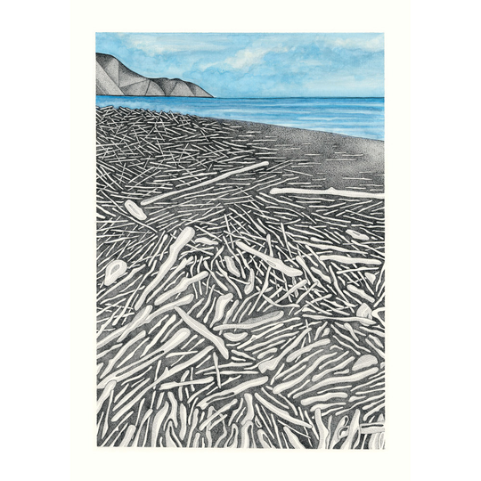 Paekakariki Beach A3 Print