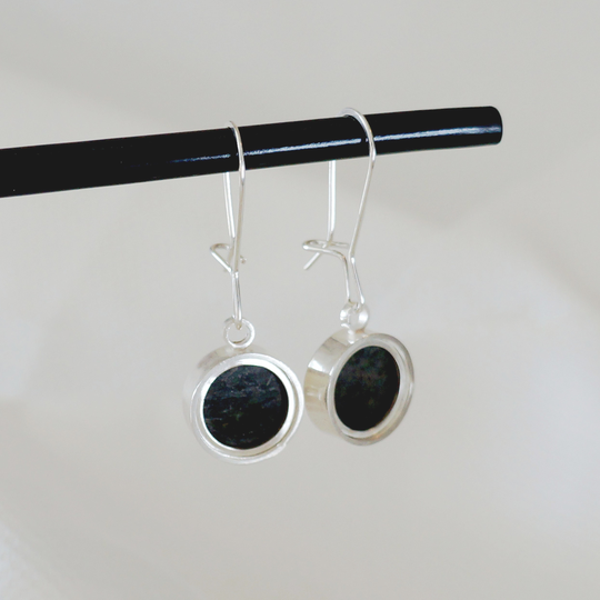 Reversible Pounamu Leaf Earrings