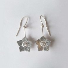 Five Petal Flower Earrings-jewellery-The Vault