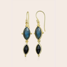 Thrid Eye Earrings Gold Plate-jewellery-The Vault