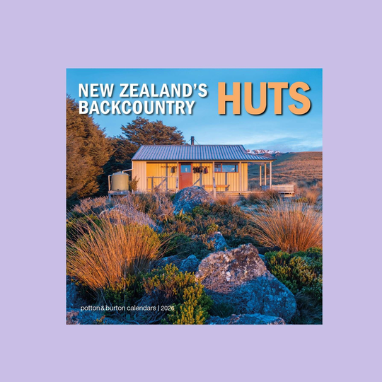 New Zealand's Backcountry Huts Calendar 2026 Small