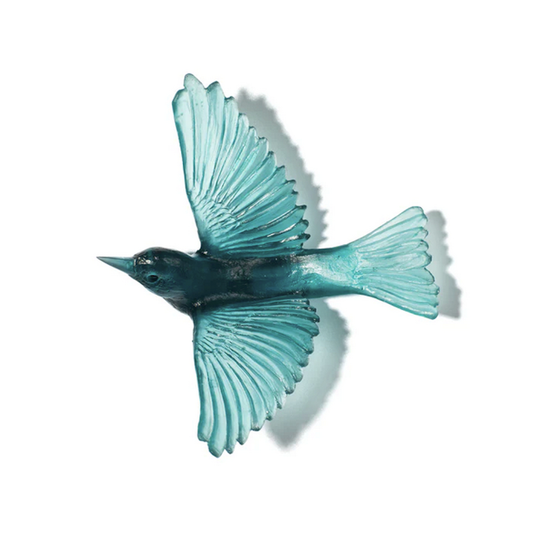 Cast Glass Silvereye Jade