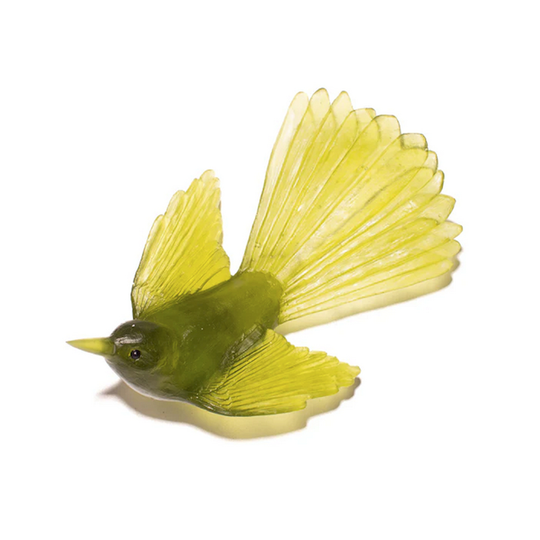 Cast Glass Fantail Olive