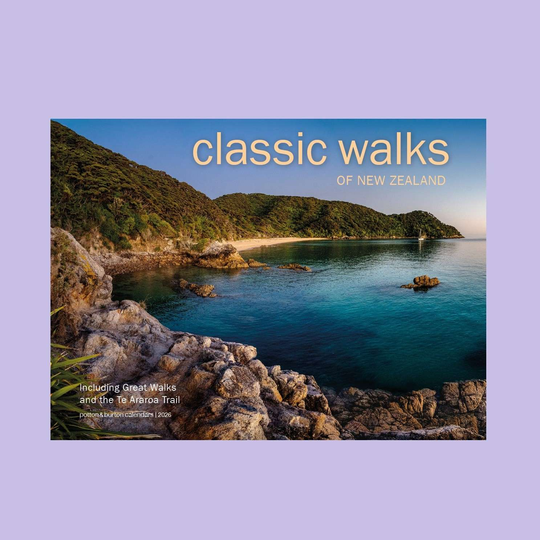 Classic Walks of New Zeland Calendar 2026 