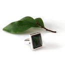 High Rise Step-Cut Greenstone Ring