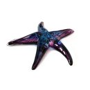 Glass Starfish Purple Blue