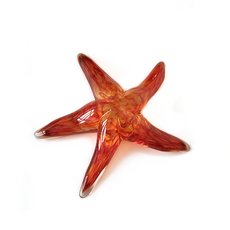 Glass Starfish Orange Pink-artists-and-brands-The Vault