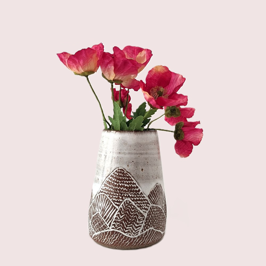 Sgraffito When Vase