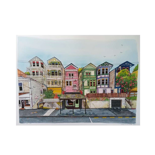 Tinakori Road A3 Print