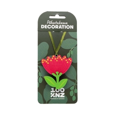 Pohutukawa Wooden Decoration-artists-and-brands-The Vault
