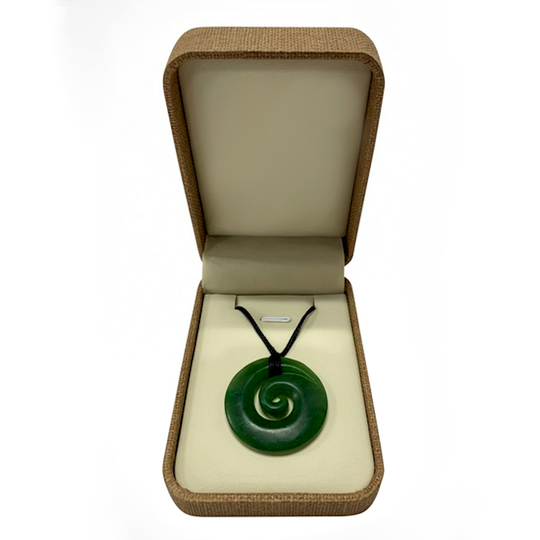 Pounamu Pendant Closed Koru