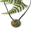 Pounamu Pendant Closed Koru