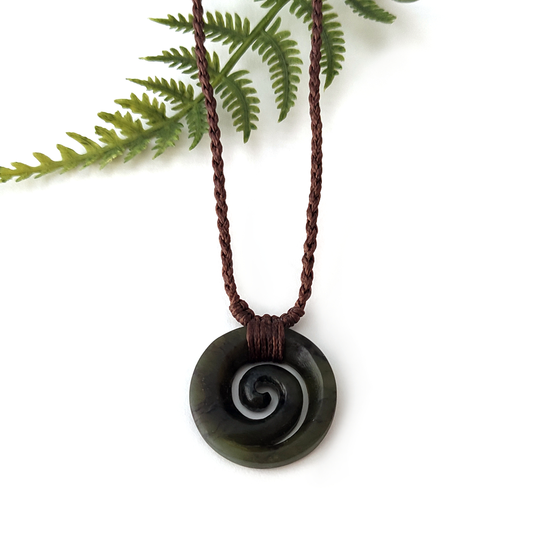 Pounamu Pendant Open Koru