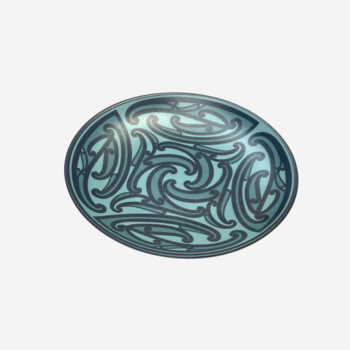 Ceramic Trinket Dish Blue