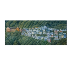 The View(Oriental Parade Wellington) A3 Print-artists-and-brands-The Vault