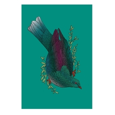 Kereru A3 Print-artists-and-brands-The Vault