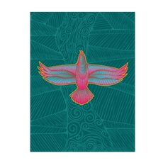 Nga Tamariki(Guardian Eagle) A3 Print-artists-and-brands-The Vault