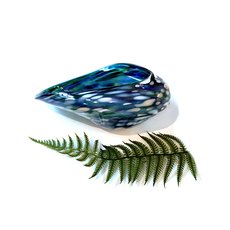 Glass Paua Shell Bowl Small-artists-and-brands-The Vault