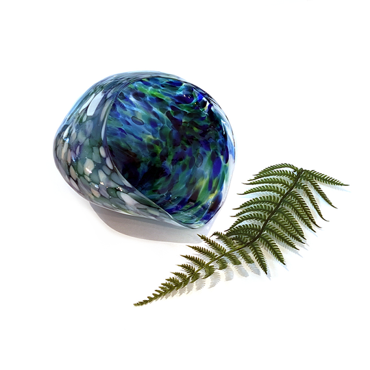 Glass Paua Shell Bowl Medium