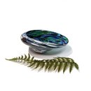 Glass Paua Shell Bowl Small