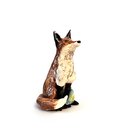 Fox with Blue Bird Sculpture