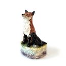 Fox with Raven Sculpture