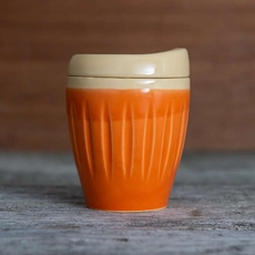 Deksel Reusable Cup Regular Orange-artists-and-brands-The Vault