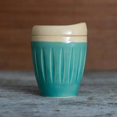 Deksel Reusable Cup Regular Turquoise Green-artists-and-brands-The Vault