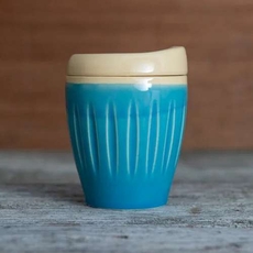 Deksel Reusable Cup Regular Turquoise Blue-artists-and-brands-The Vault