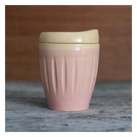 Deksel Reusable Cup Regular Pink