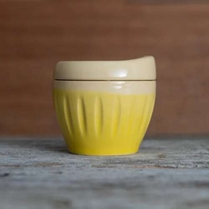 Deksel Reusable Cup Small Yellow-artists-and-brands-The Vault